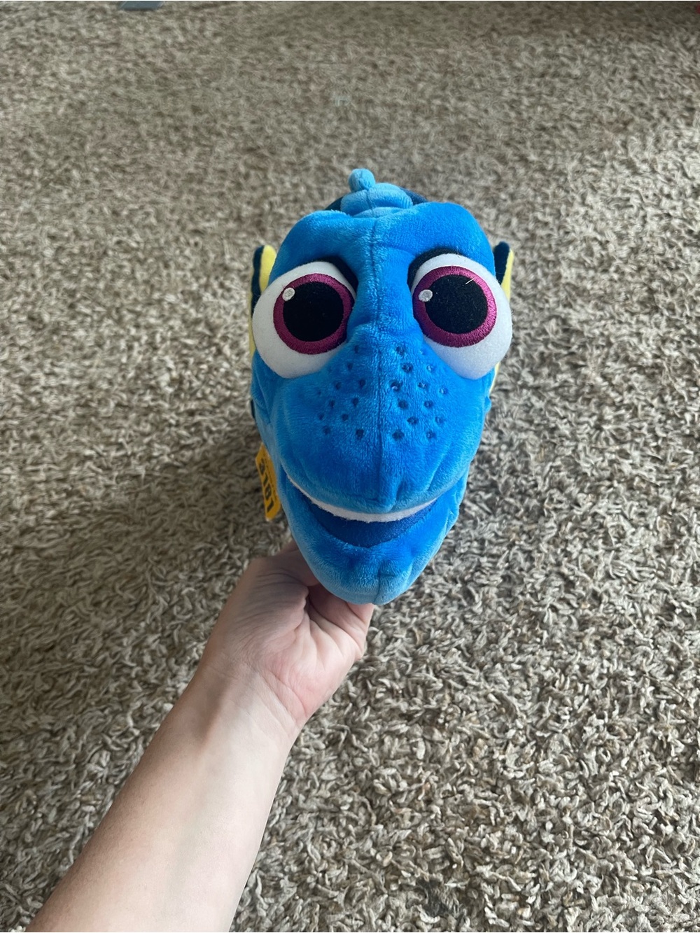 Disney Dory Plush in Blue and Yellow